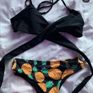 Super comfy and cute pineapple bikini!